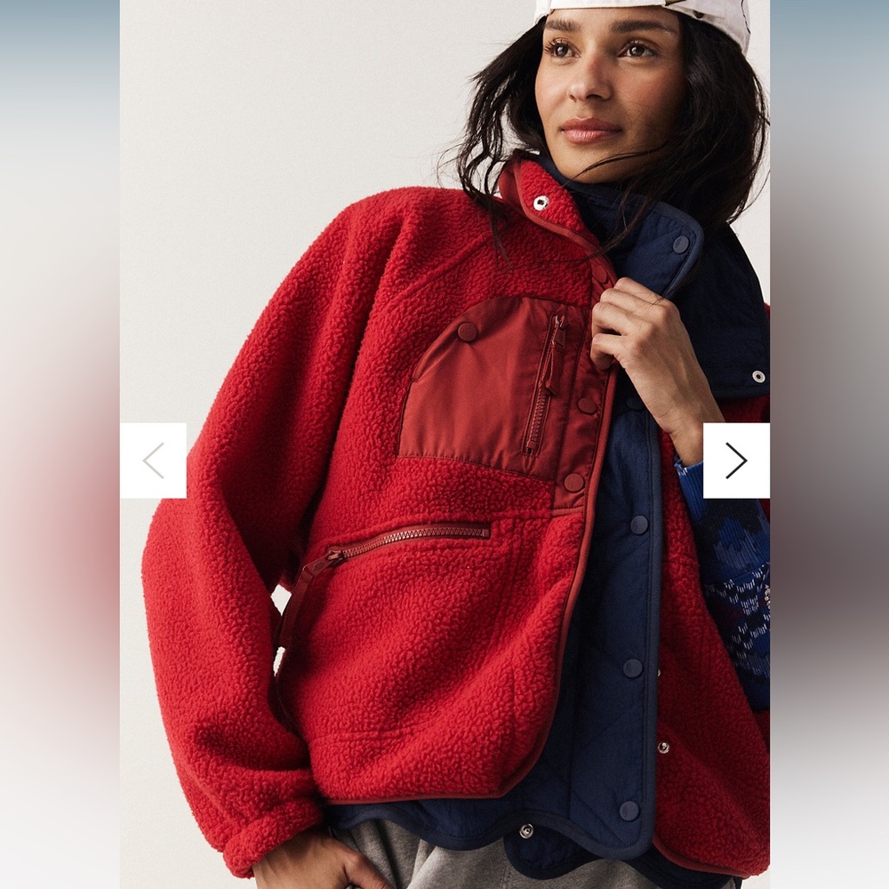 Free People Movement Hit the Slopes Jacket (Red)